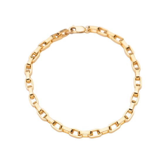 Gold Rollo Bracelet 14k Gold Filled Bracelet Simple Gold - Etsy