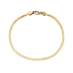 Gold Herringbone Bracelet, 14k Gold Filled Bracelet, Simple Gold Bracelet, Chain and Link Bracelet, Bracelet, Chain Bracelet, Holiday Gift