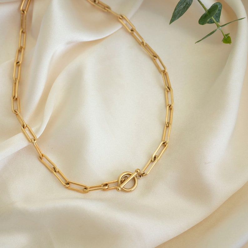 Gold Stella Necklace 14k Gold Filled Necklace Simple Gold Etsy