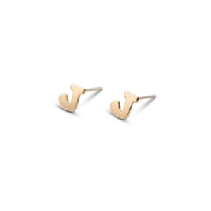 Gold Filled Alphabet Studs