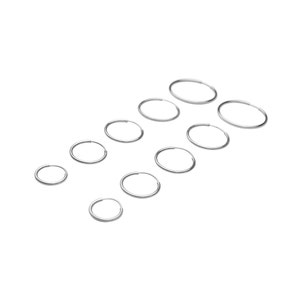Silver Endless Hoops, Sterling Silver Hoops, Silver Hoops, Endless Hoops, Dainty Hoops, Holiday Gift, Gift for Her, Holiday, Gift
