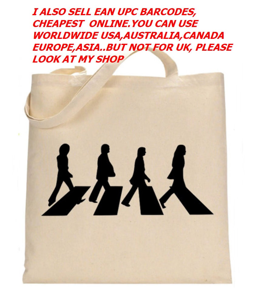 Il Beatles Abbey Tote in tela Road Shopping Bag Cotone Borsa Shopping Stampata Regalo 