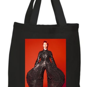 Shopper Tote Bag Cotton Black Cool Icon Stars Elvis Presley Ideal Gift Present Please Choose one image 5