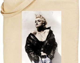 Shopper Tote Bag Cotton Canvas Cool Icon Stars Madonna Ideal Gift Present - Please Choose one