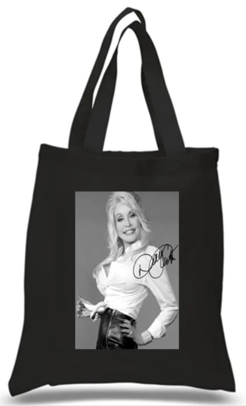 Shopper Tote Bag Cotton Black Cool Icon Stars Elvis Presley Ideal Gift Present Please Choose one image 2