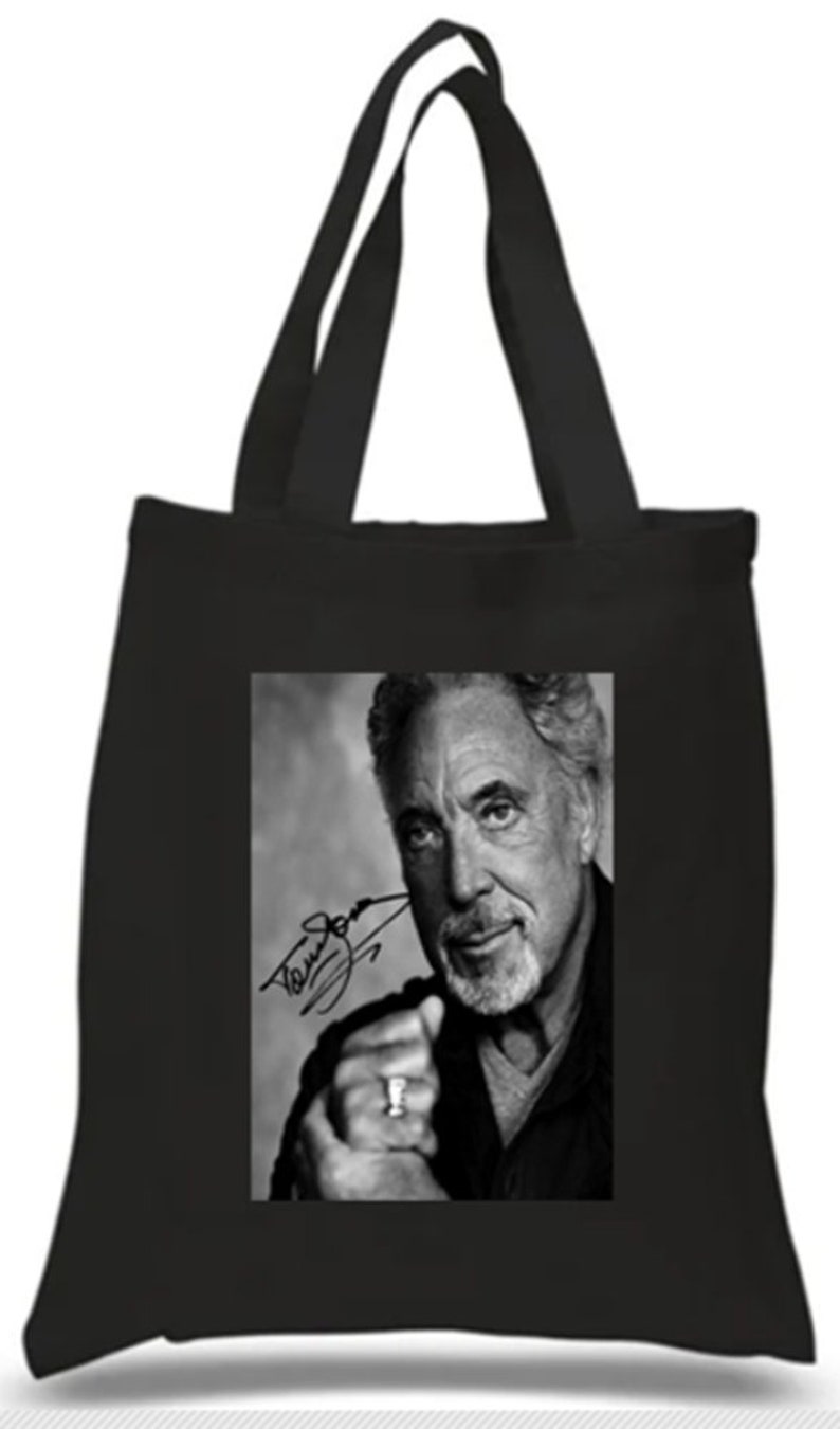 Shopper Tote Bag Cotton Black Cool Icon Stars Elvis Presley Ideal Gift Present Please Choose one image 3