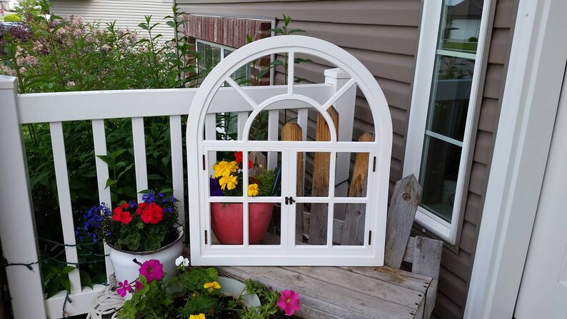 30 Tall Monticello Arched Window Mirror