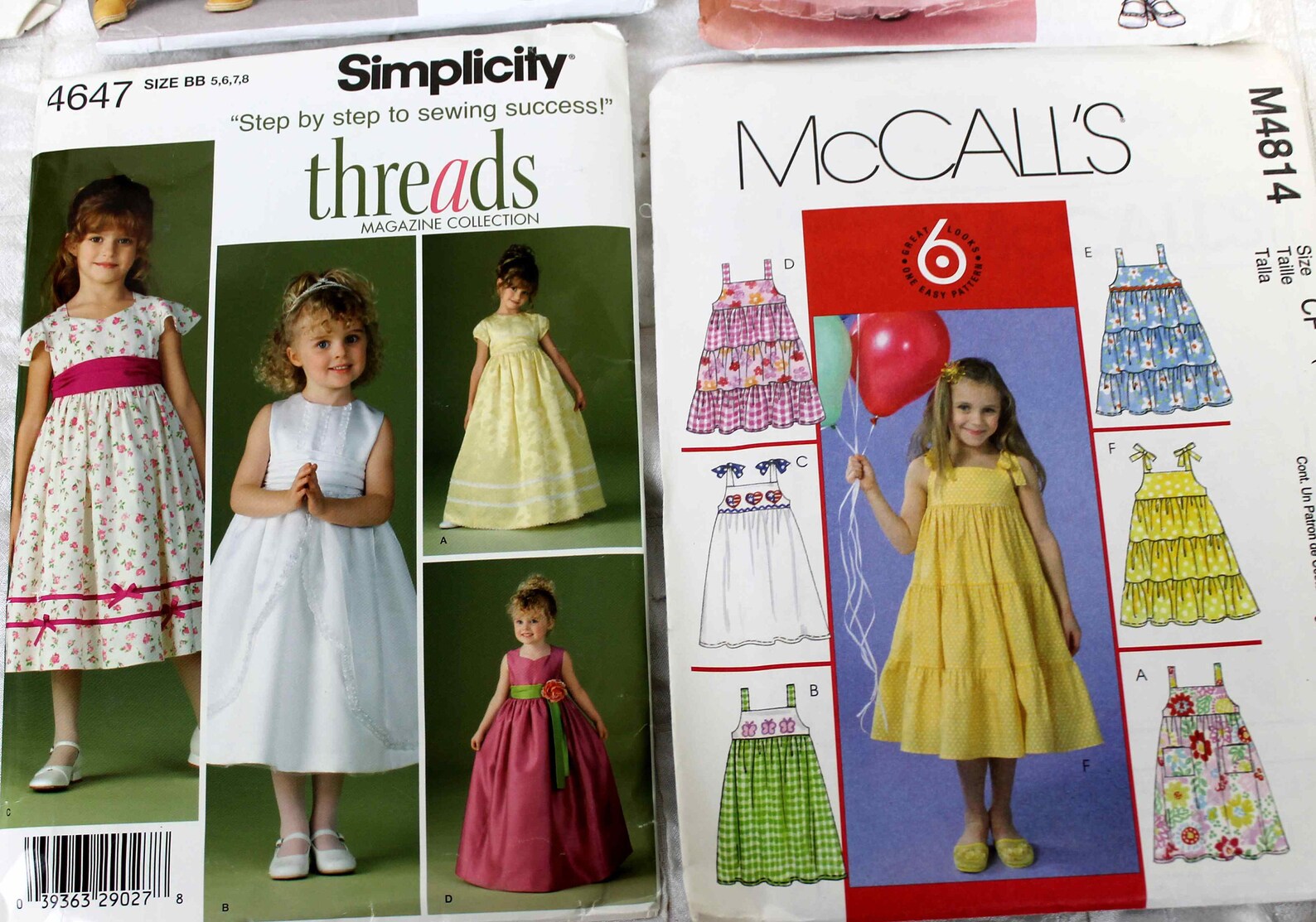 Lot De 8 Patrons De Couture Enfants (Simplicity, Neue M, McCalls, Butterick), Occasion, âge Enfant