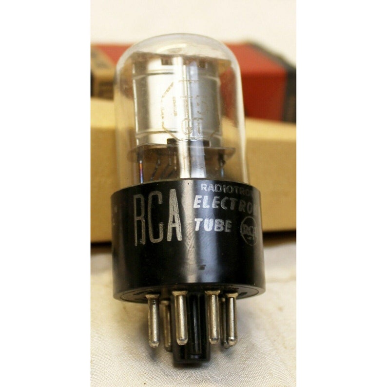 Rca Text 9 Vtg 1940s RCA Victor Radiotron Ham TV Radio Tube 1T5 GT Original Box ...
