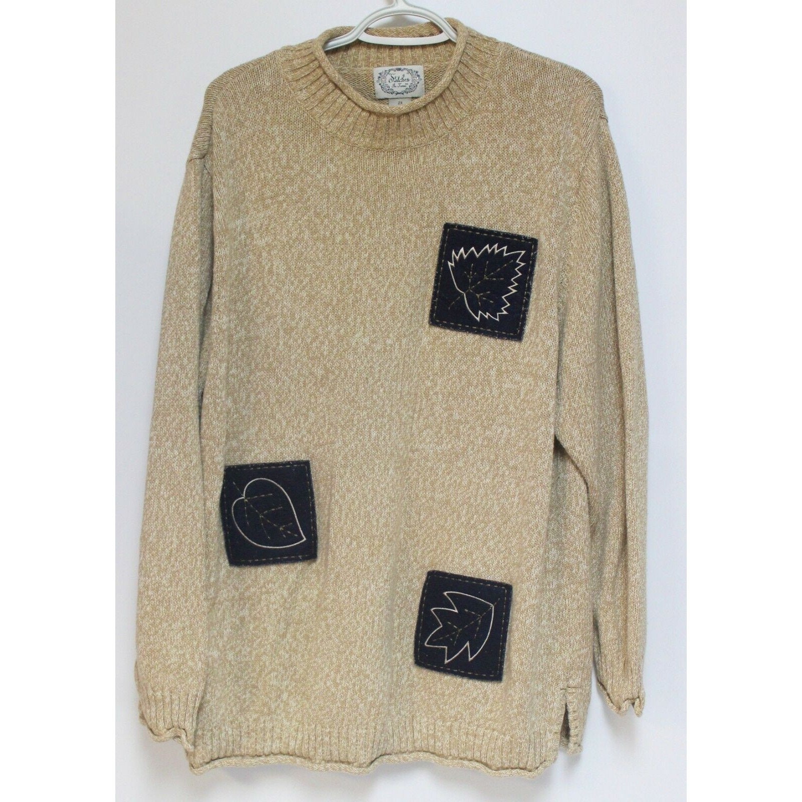 Vtg 90s Stitches in Time Sweater Autumn 