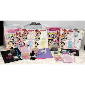 Cartoon Network Powerpuff Girls Club Craft Night Light Journal Sticker Jewel