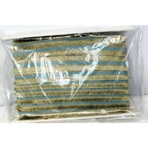 CONSO Trim 21222HEL05 Blue Double Side Gold Fringe Tassel 1.5&quot; W sold by 1/2 yd