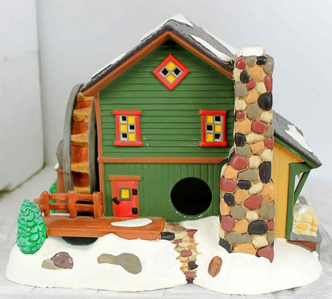 Dept 56 Snow Village Rock Creek Mill House 54932 Etsy