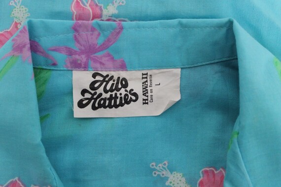 Hilo Hattie Womens Shirt Sz L Hawaiian Button Up … - image 4