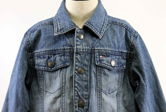 Tommy Hilfiger Denim Jacket Kids Size 5 Boys Girl… - image 2