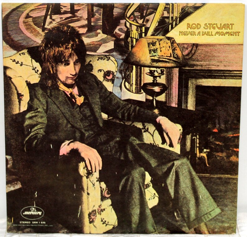 1972 Rod Stewart Never A Dull Moment Vinyl LP Mercury Records image 1