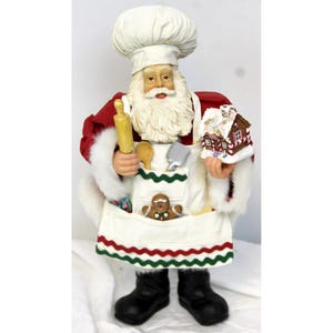 Fabric Mache Santa - Etsy