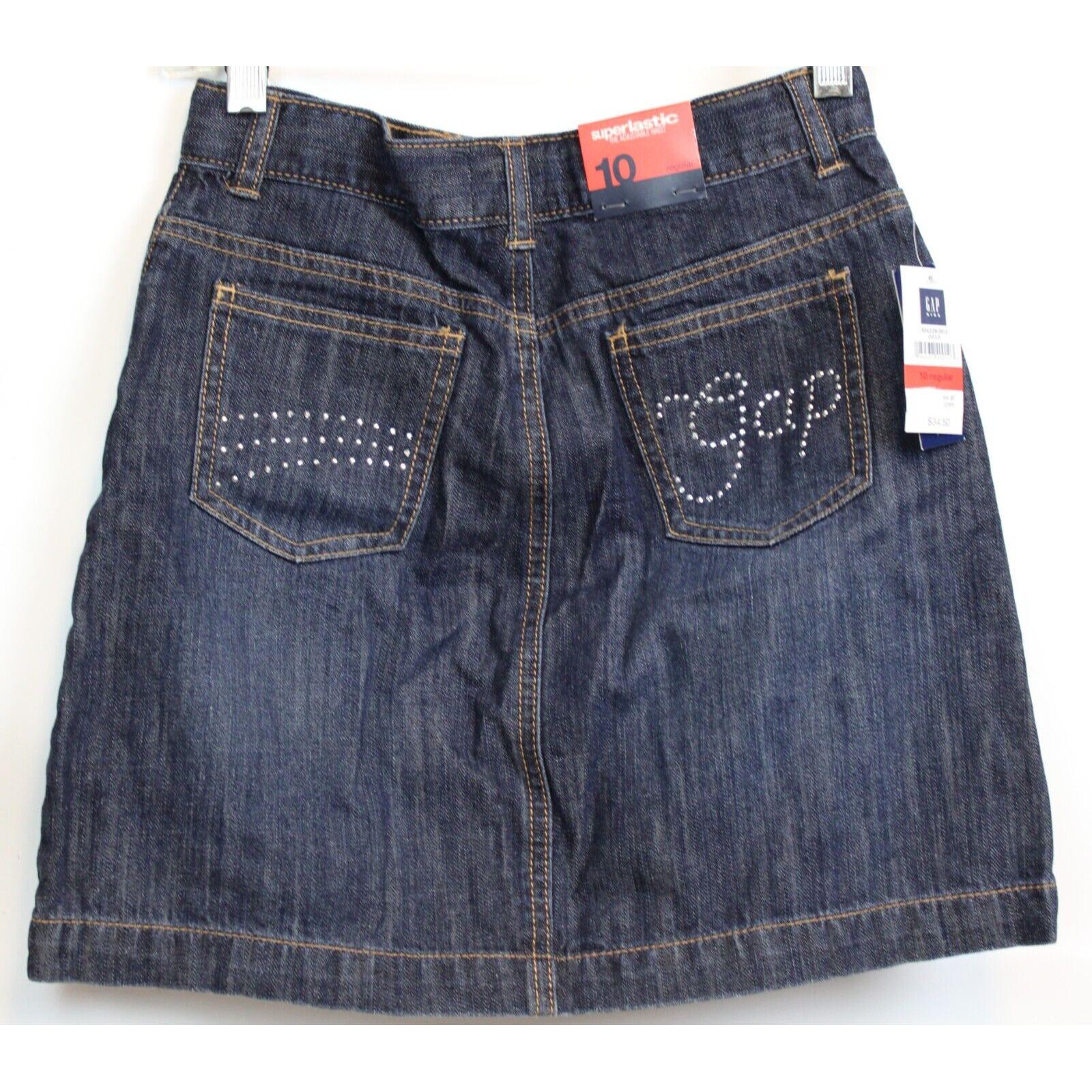 Adjustable Waist Denim Skirt