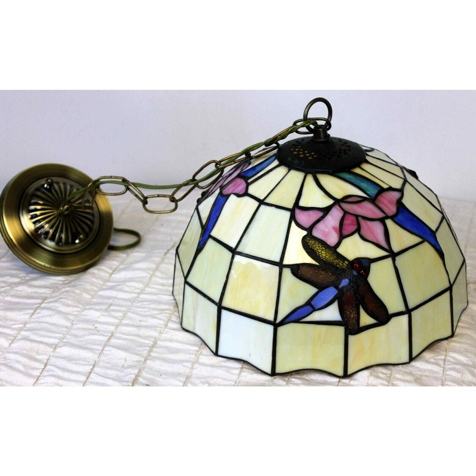 stained glass chandelier