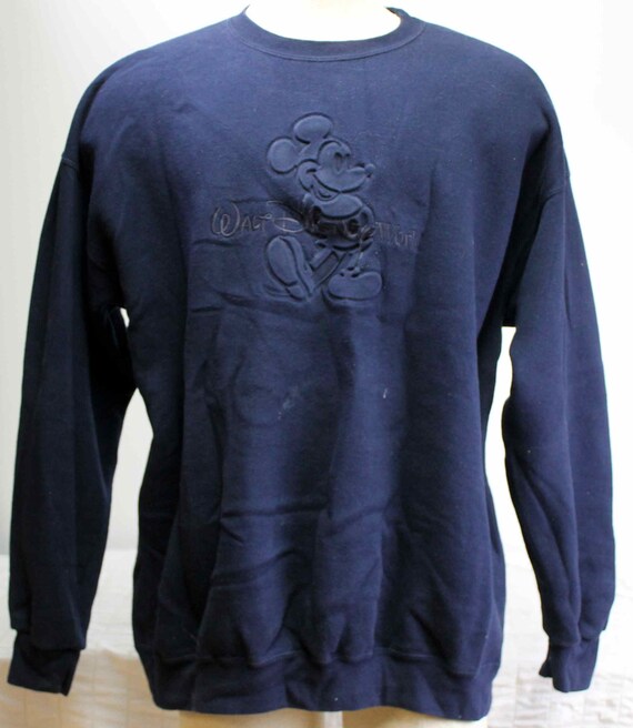 navy blue mickey mouse hoodie