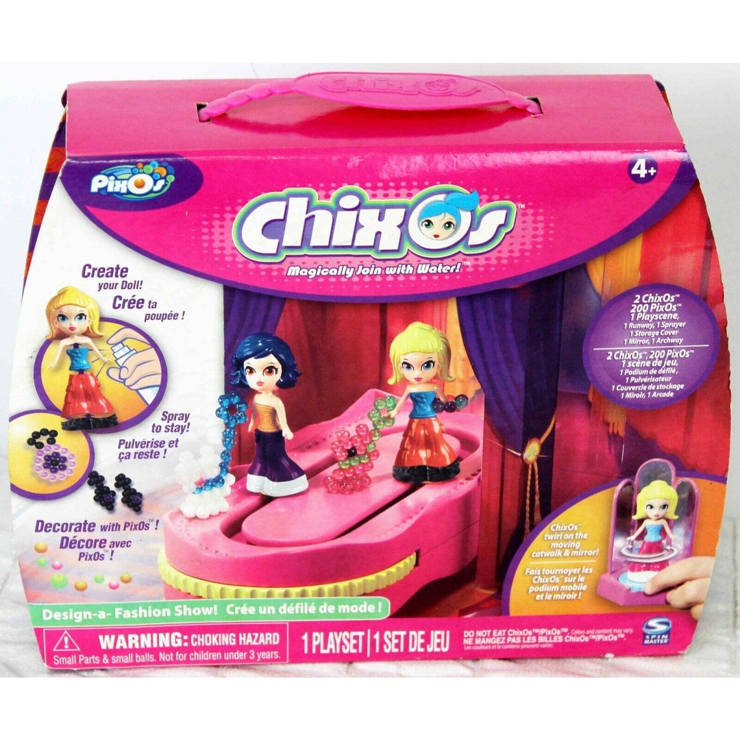 spin-master-pixos-chixos-design-a-fashion-show-playset-dolls-etsy