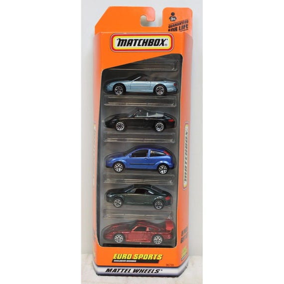 1999 Matchbox Euro Sports 96730 5 Pack Gift Set Exclusive Cars Z15