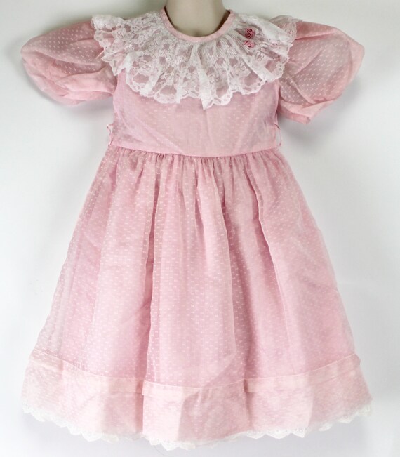 pink sheer dress