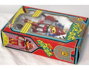 1970s Bullmark Popy Mekanda Robo Robot Diecast Chogokin