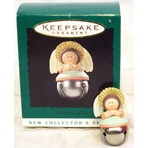 VTG 1995 Hallmark Keepsake Ornament Christmas Bells Angel Collectors Series Mini