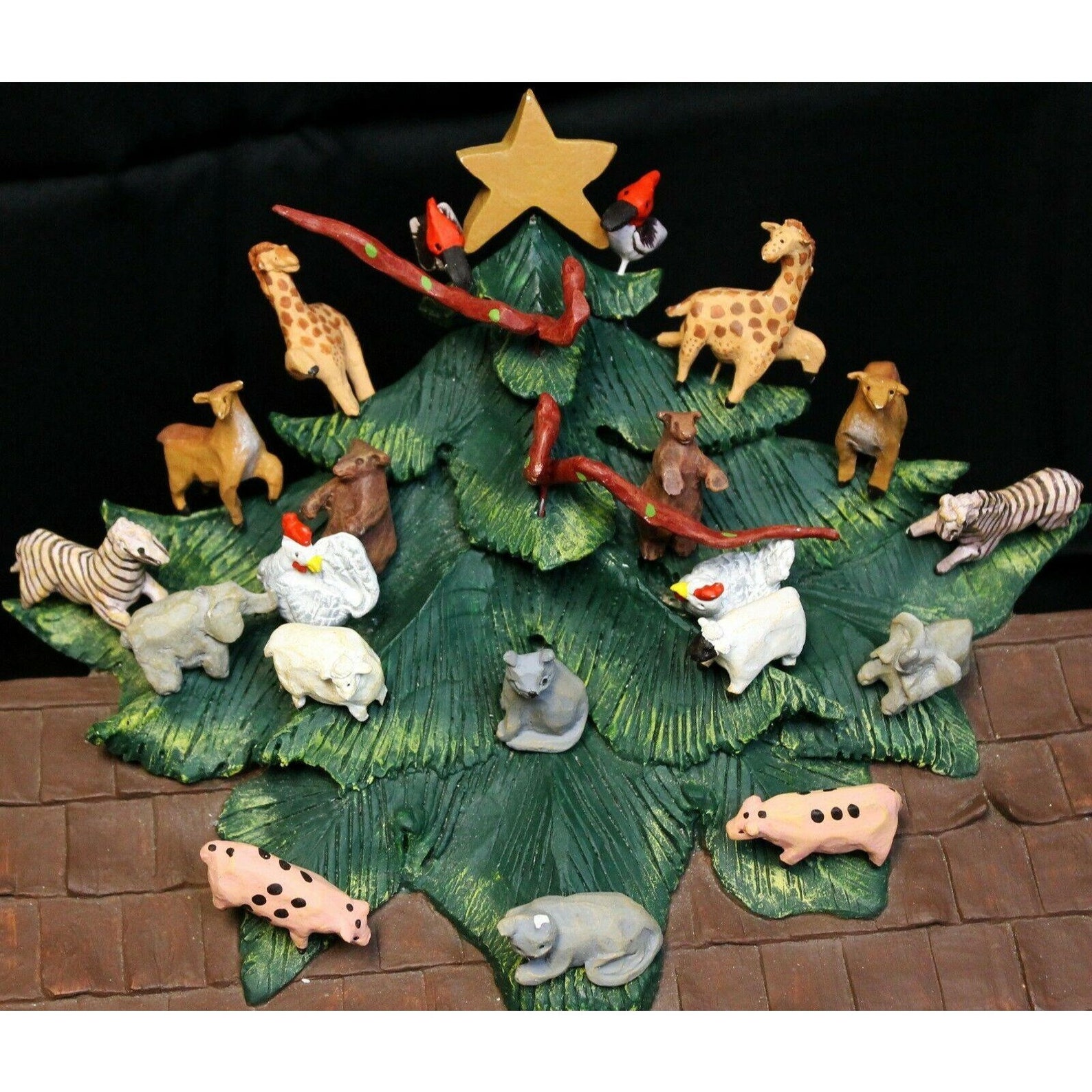 Department 56 Noah's Ark Advent Calendar Figurine Set Etsy