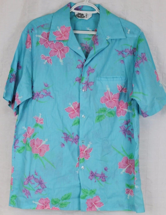 Hilo Hattie Womens Shirt Sz L Hawaiian Button Up … - image 1