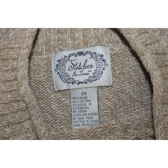 Vtg 90s Stitches in Time Sweater Autumn 