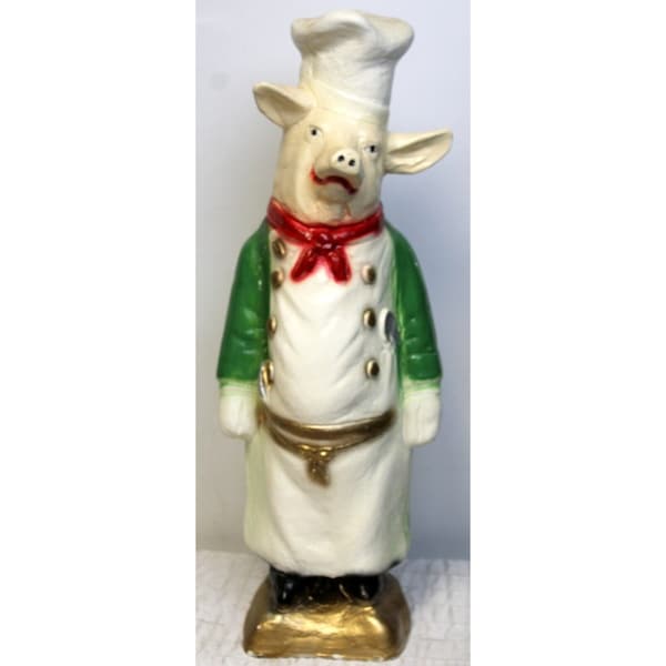 Chef Statue Kitchen Etsy