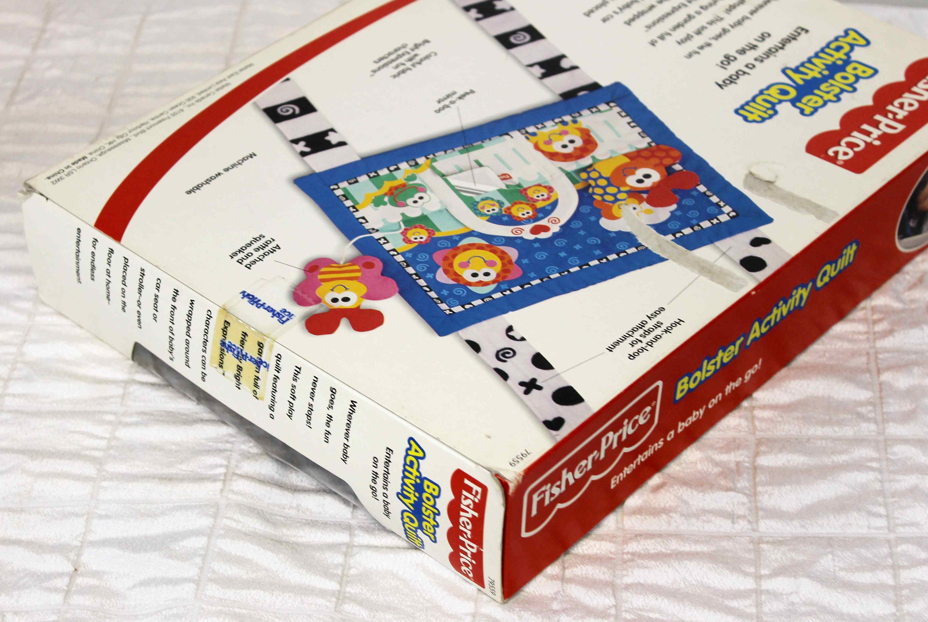 2000 Fisher Price Bolster Activity Quilt on the Go Play Car