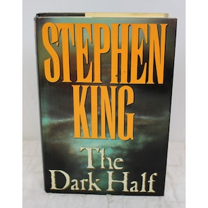VTG 1989 The Dark Half Stephen King Book Horror Thriller Hardcover Dust Jacket