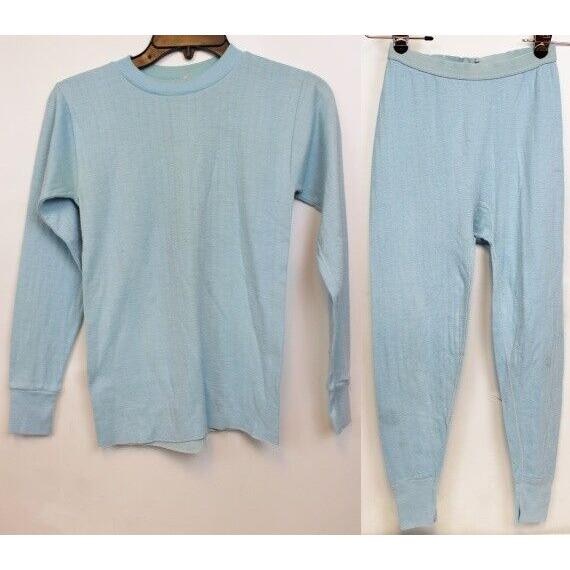 VTG Sears Winter Skin talla M Camisa Pantalones Ropa interior