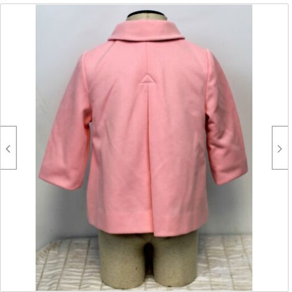 Vtg 70s Cute Togs Pink Lined Jacket Long Sleeve 1… - image 3