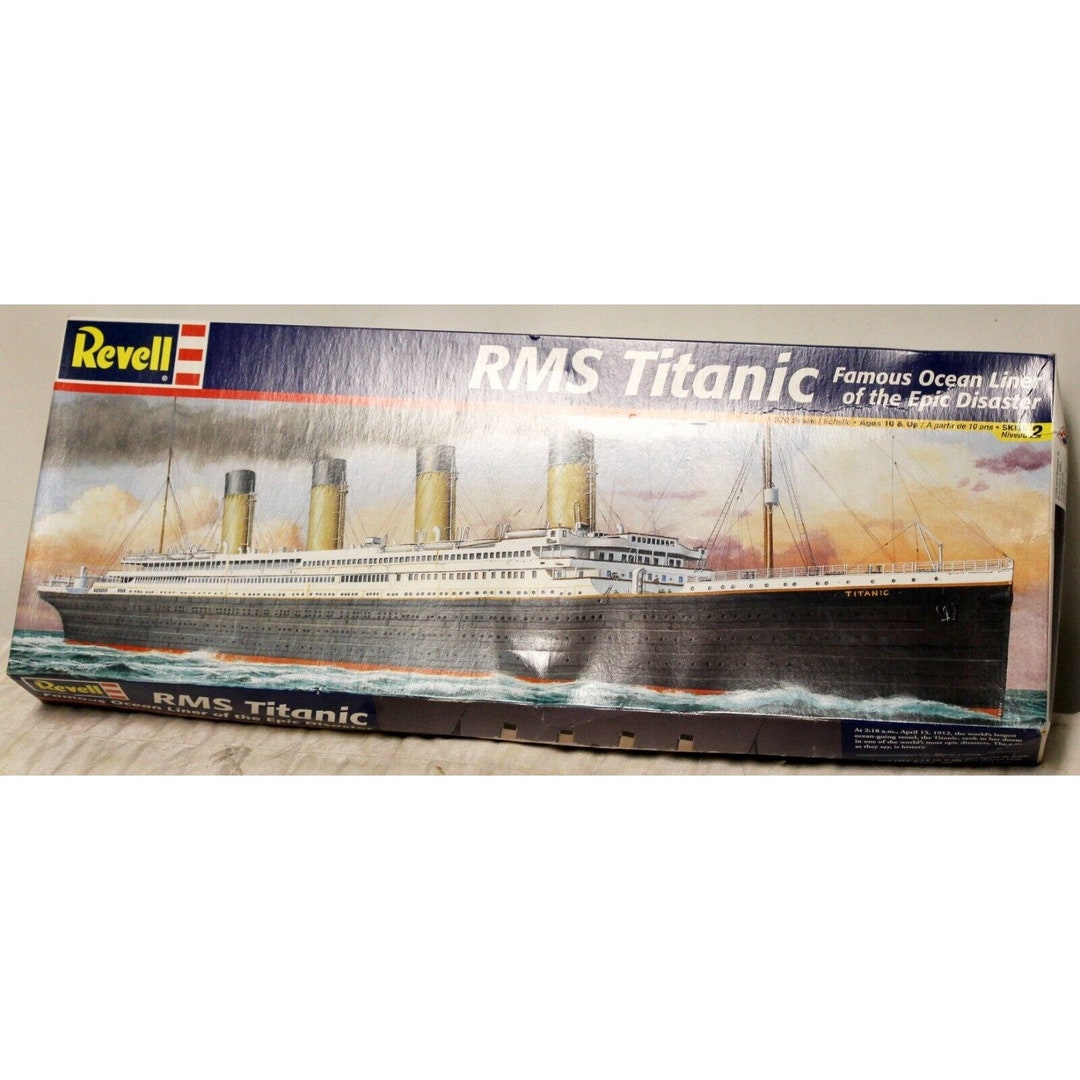 1999 Revell RMS Titanic Model Kit Level 2 Sealed Part Instruction Glue