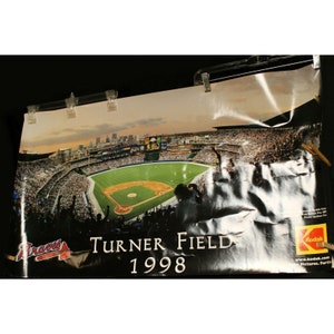 Braves Turner Field 1998 Poster Baseball Stadium Photographed Kodak Co