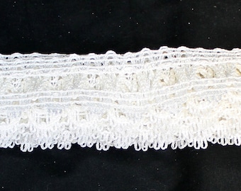 9 YDS Ivory Lace Eyelet Braided Trim - Crafts, Scrapbooks, Theater/Dance Costume