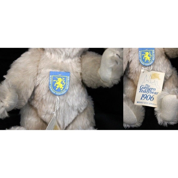 Vtg 1985 Steiff Giengen Teddybear 1906 Replica Bear Plush Jointed