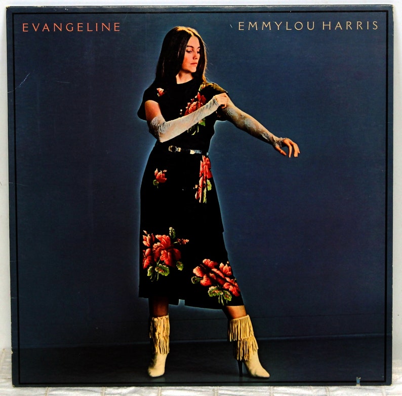 Vintage 1981 Emmylou Harris Evangeline 12 Vinyl Album LP image 0