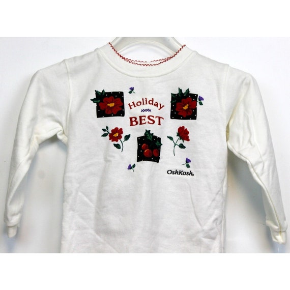 VTG 90s NWT OshKosh Toddler Winter Holiday Best 2… - image 2