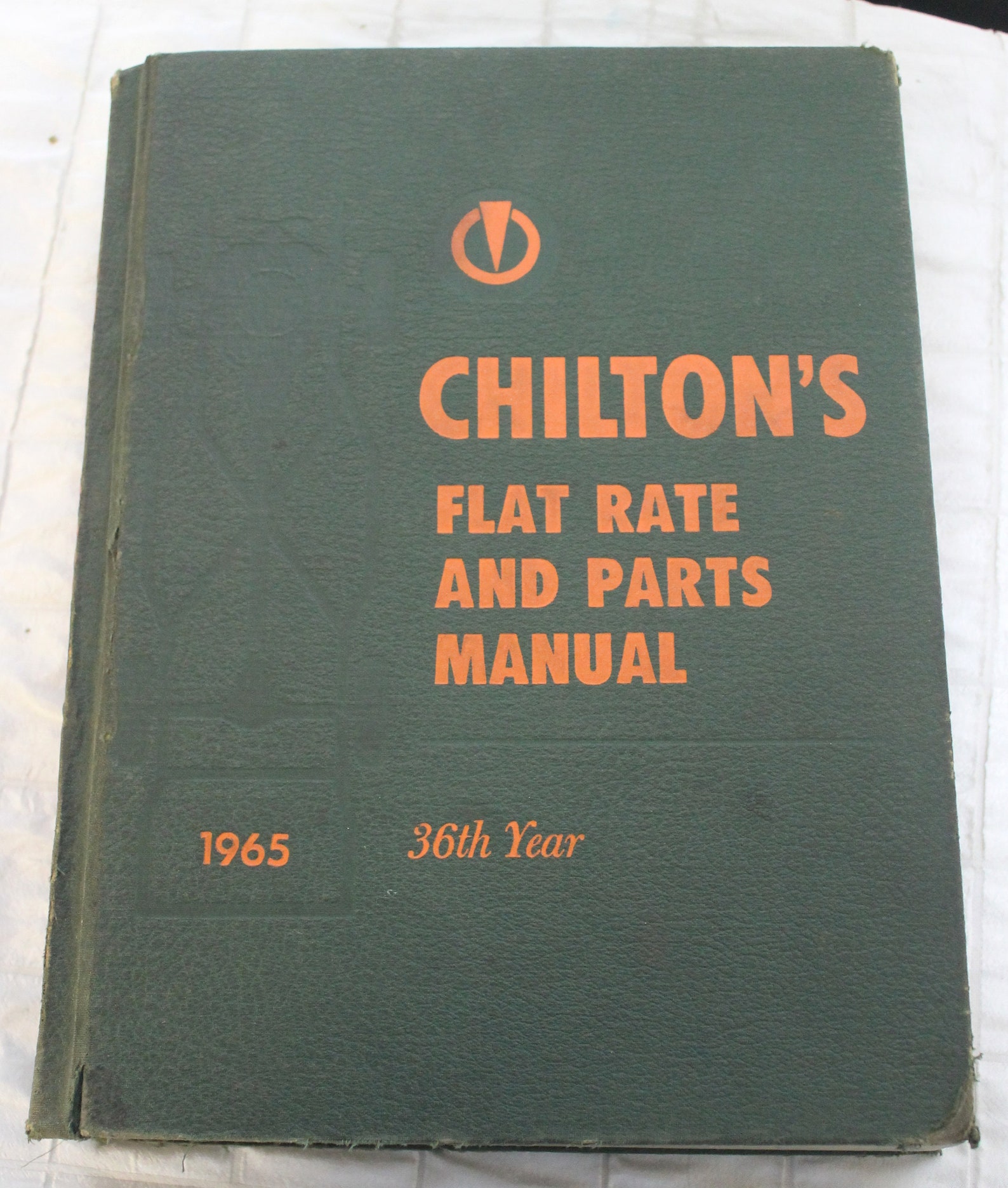 1965 Chilton Auto Flat Rate and Parts Manual 36th Year Etsy