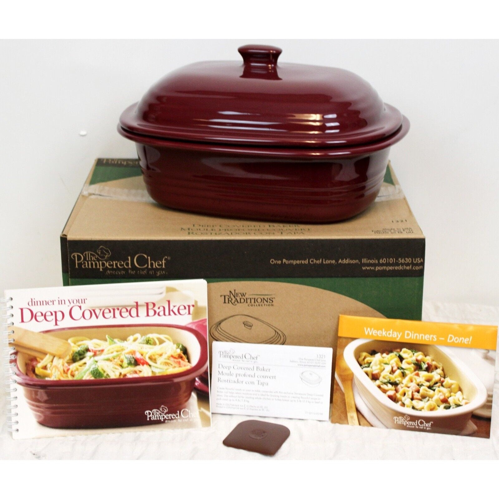 Pampered Chef Mini Deep Covered Baker