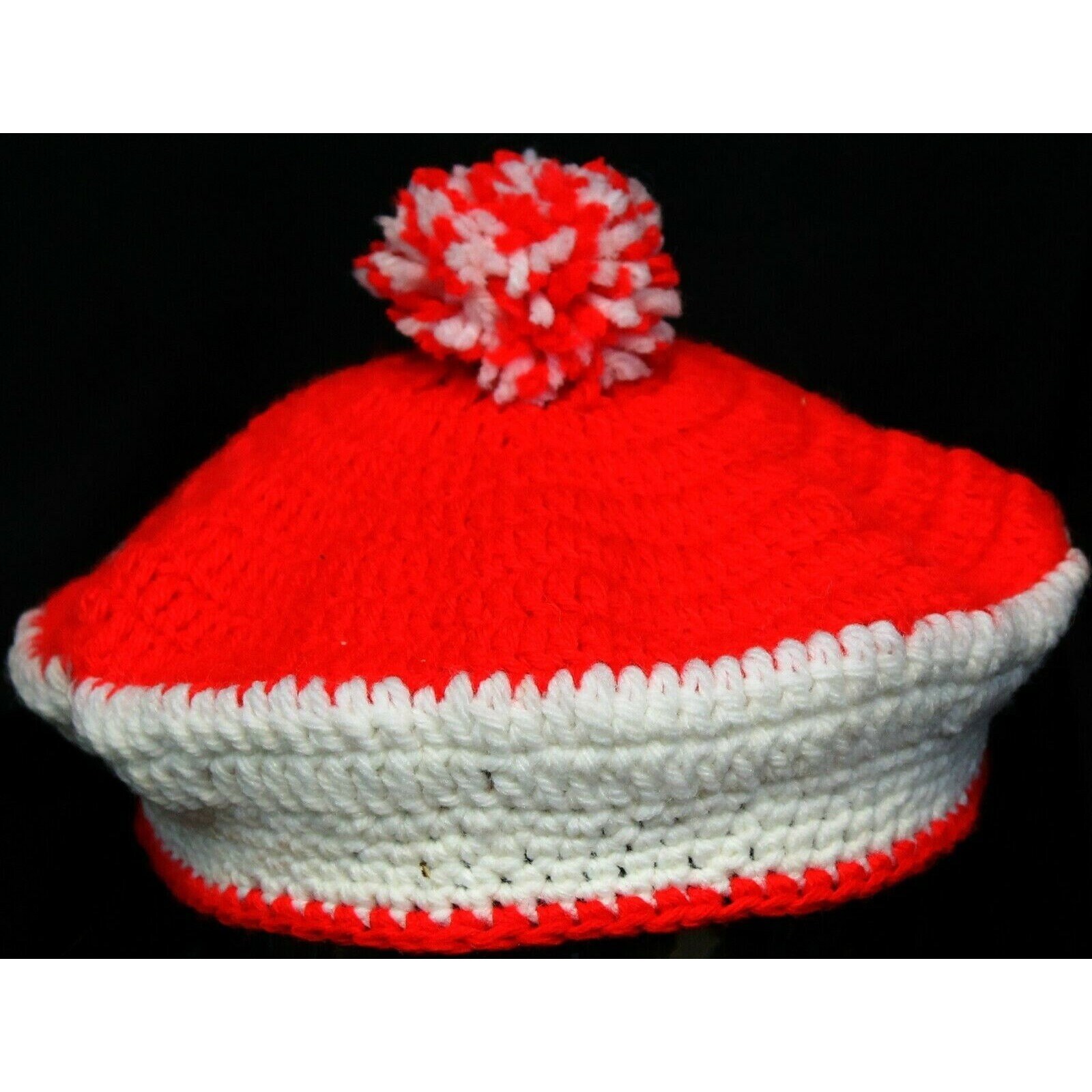 Beret Hat Pom Pom Christmas Holiday 