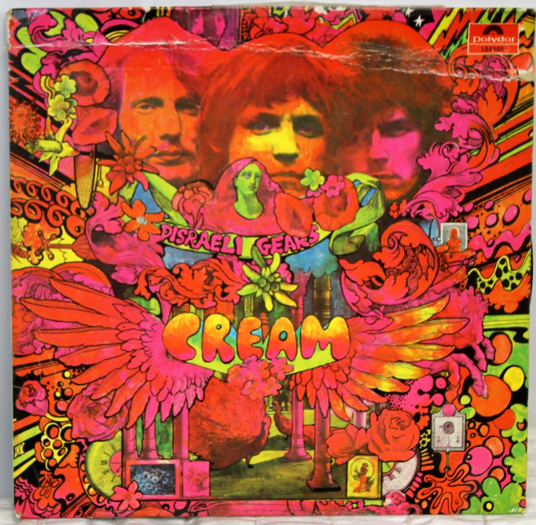 1967 Cream Disraeli Gears Made in Germany LP Vinyl Record Etsy