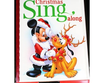 Vtg 1995 Disney Christmas Sing Along Cassette Book Lyrics