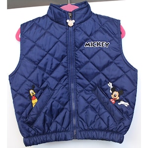 トップス Rare90sMadein USATOOCUTEMickey MouseVest Rare90sMadein