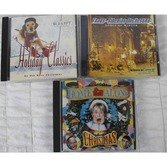 3 Christmas Music CD Lot Old Navy Home Alone Trans-siberian - Etsy